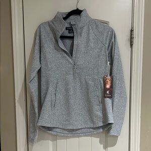Kyodan Women's Gray Zip Long Sleeve